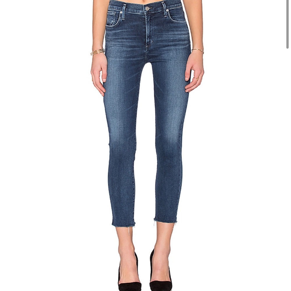 🦋AGOLDE Sophie High Rise Skinny Crop